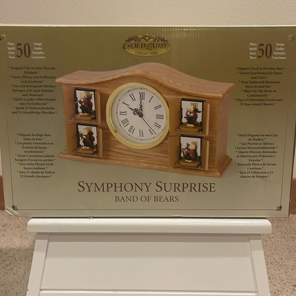 New Mr. Christmas Gold Label symphony surprise musical clock. Original packaging - Picture 3 of 9